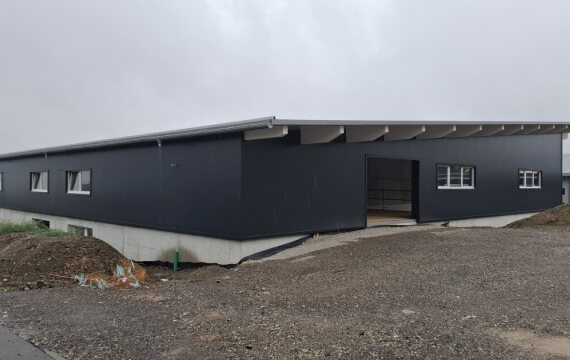 Neubau Gewerbehalle, Hämikon