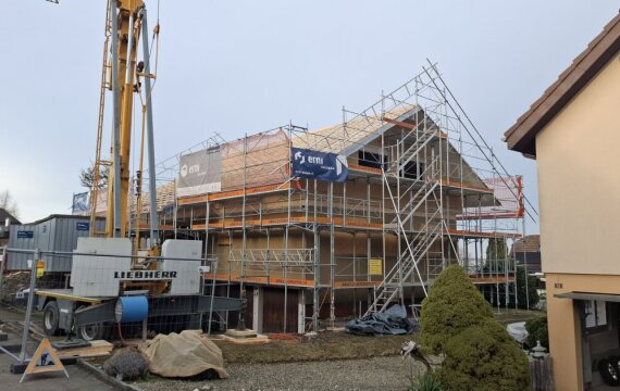 Einfamilienhaus Umbau Aufstockung, Buttwil