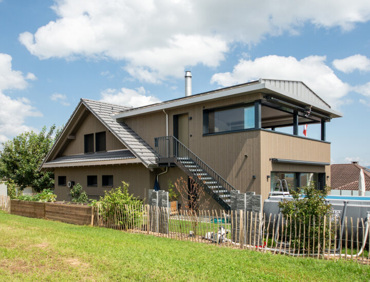 Bauherren Anbau Einfamilienhaus, Abtwil