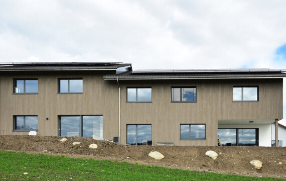 Neubau Doppeleinfamilienhaus, Bünzen