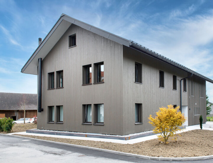 Kundin Neubau Zweifamilienhaus, Aesch
