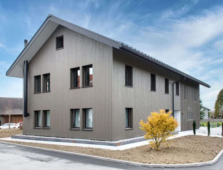 Kundin Neubau Zweifamilienhaus, Aesch