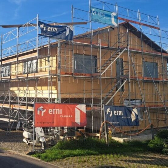 Neubau Doppeleinfamilienhaus, Bünzen
