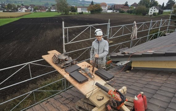 Neubau Doppeleinfamilienhaus, Bünzen